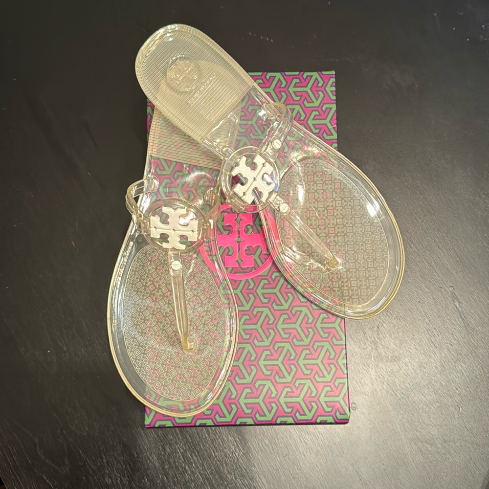 Clear Tory Burch Sandals